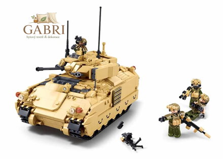 Sluban M38-B1363 Americký lehký tank M3A3 Bradley