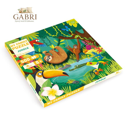 Magellan Rodinné puzzle Džungle 500 dílků