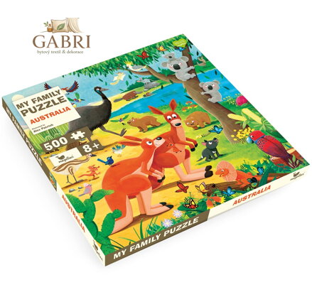 Magellan Rodinné puzzle Austrálie 500 dílků