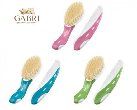 NUK Sada kartáč a hřebínek na vlasy