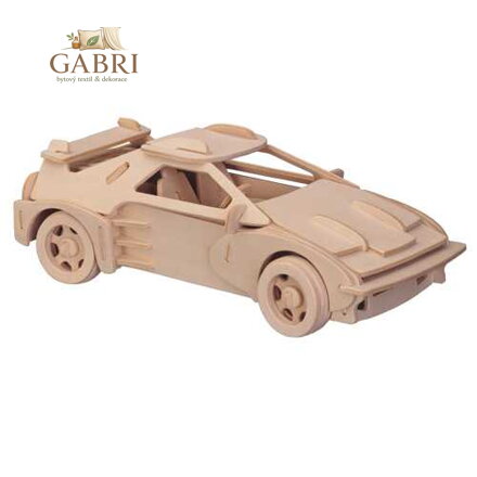 Woodcraft Dřevěné 3D puzzle Ferrari velké