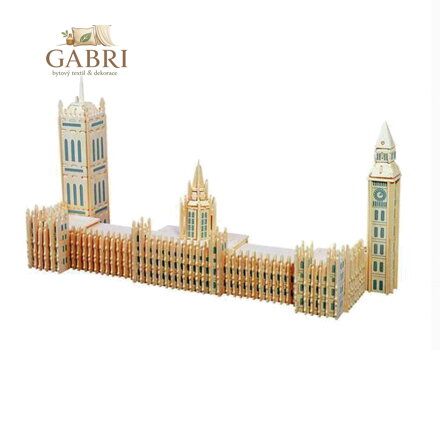 Woodcraft Dřevěné 3D puzzle slavné budovy Big Ben