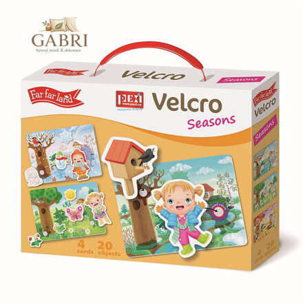 Pexi Velcro skládačky - Roční období