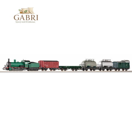 Piko Startovací sada Nákladní vlak s parní lokomotivou Rh 71 (G 7.1) SNCB III - 97942