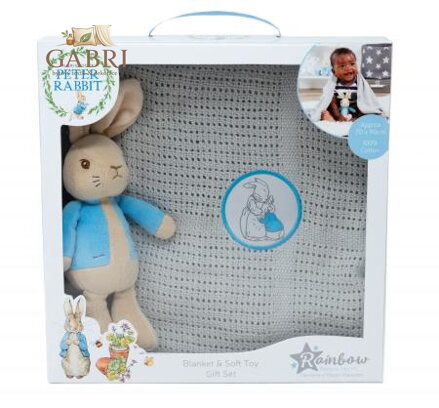 Rainbow Králíček Petr dárková sada s dečkou