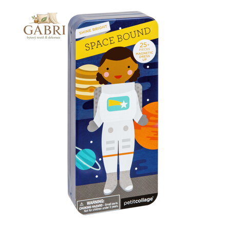 Petit Collage Magnetické puzzle Kosmonautka