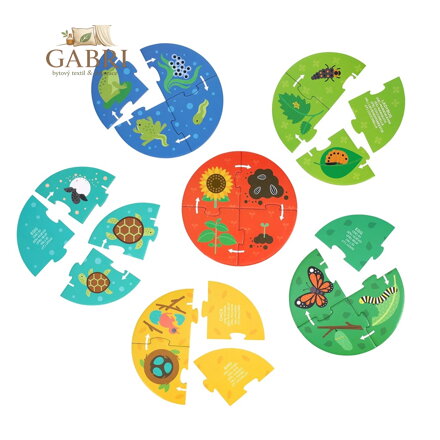 Petit Collage Puzzle pro objevitele Koloběh života