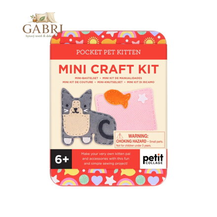 Petit Collage Mini sada na šití  Koťátko