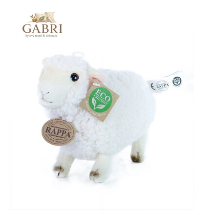 Rappa Plyšová ovce 20 cm ECO-FRIENDLY