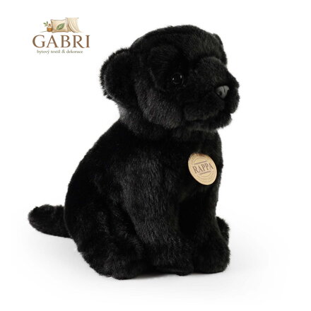 Rappa Plyšový černý panter sedící 23 cm ECO-FRIENDLY