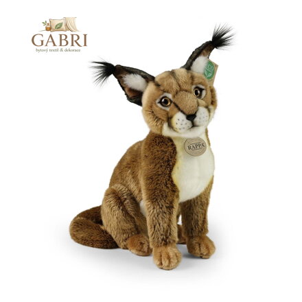 Rappa Plyšový karakal sedící 35 cm ECO-FRIENDLY