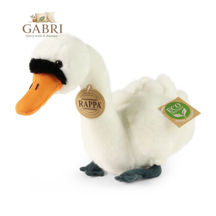 Rappa Plyšová labuť 20 cm ECO-FRIENDLY