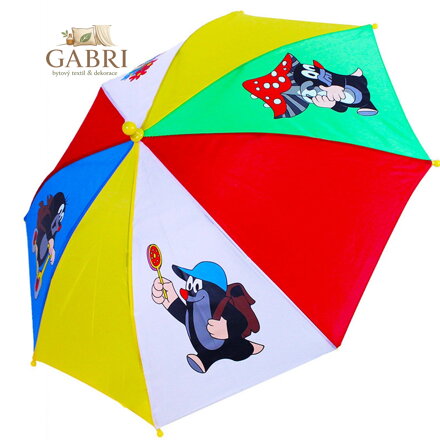 Rappa Dětský deštník Krtek 4 obrázky