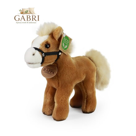 Rappa Plyšový kůň stojící 21 cm ECO-FRIENDLY