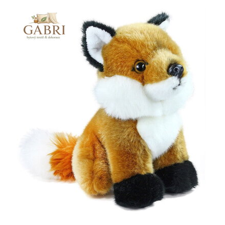 Rappa Plyšová liška sedící 18 cm ECO-FRIENDLY