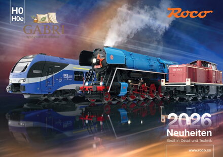 Roco Katalog novinek 2026 v anglickém jazyce