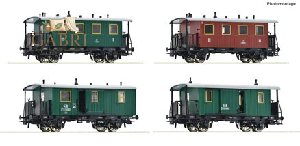 Roco 4dílná sada Osobního vlaku kkStB  - 6200190