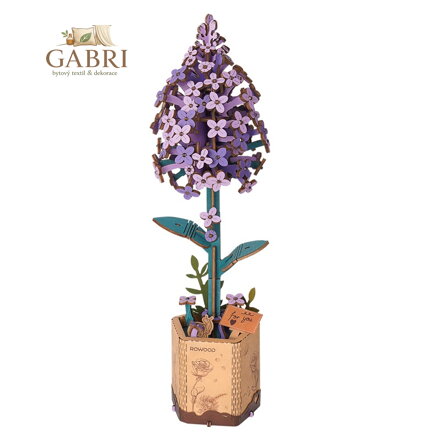 RoboTime 3D dřevěná skládačka Šeřík