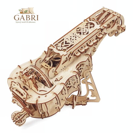 Ugears 3D dřevěné mechanické puzzle Niněra (Hurdy-Gurdy)