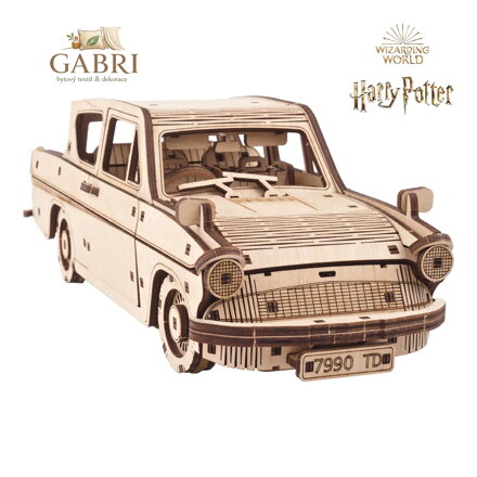 Ugears 3D dřevěné mechanické puzzle Harry Potter Létající Ford Anglia