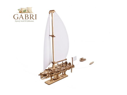 Ugears 3D dřevěné mechanické puzzle Jachta The Ocean Beauty