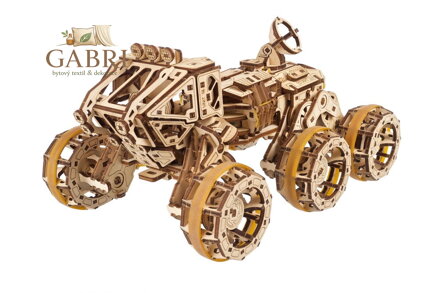 Ugears 3D dřevěné mechanické puzzle Mars Rover