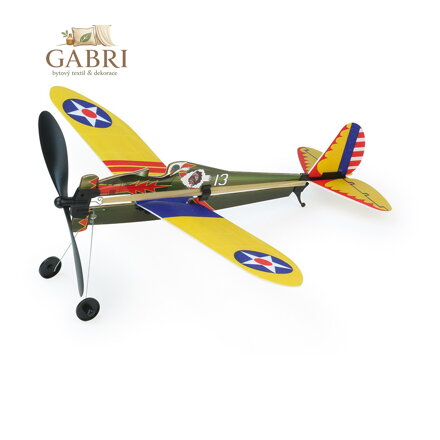 Vilac Stavebnice letadla s natahovací vrtulí 1ks zelená