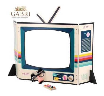 Vilac Dřevěné divadlo Retro televize