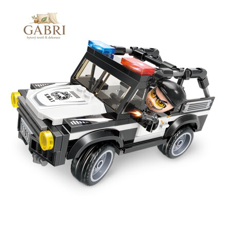 Qman Mine City Police W11011-1 Policejní auto