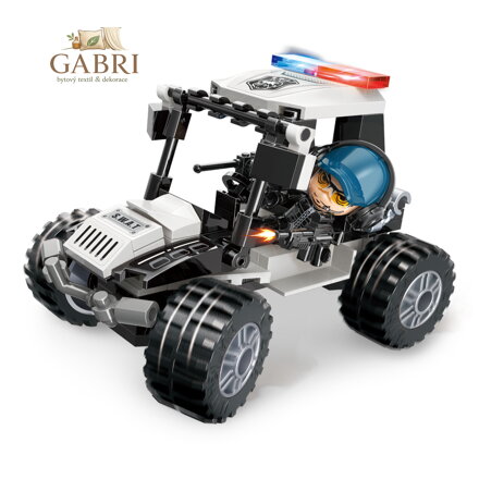 Qman Mine City Police W11011-4 Policejní džíp