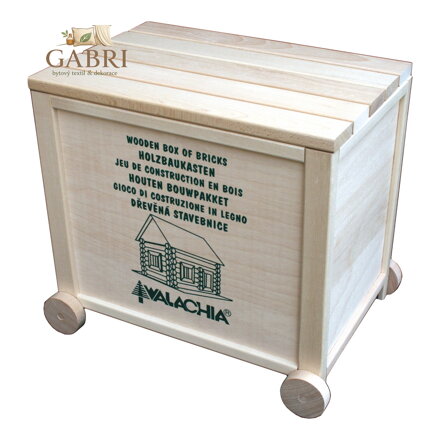 Walachia Dřevěná stavebnice Vario Massive Box 418 dílů