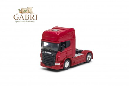 Welly Scania V8 R 730 tahač 1:64 červená