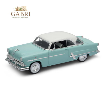 Welly Ford Crestline Victoria (1953) 1:24 tyrkysový