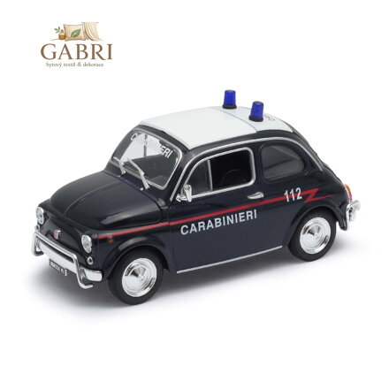Welly Fiat Nuova 500 Carabinieri 1:24