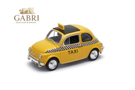 Welly Fiat Nuova 500 Taxi 1:24
