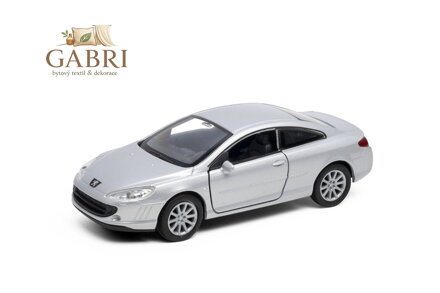 Welly Peugeot Coupé 407 1:34 tmavě modrý