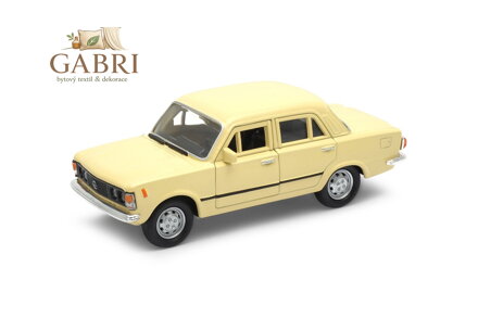 Welly Fiat 125P model 1:34 krémový
