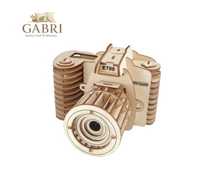 Woodcraft Dřevěné 3D puzzle Foťák