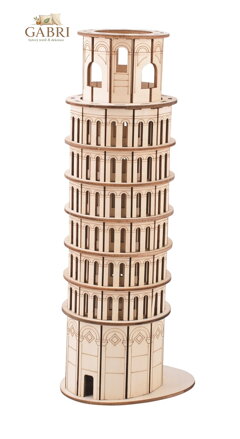 Woodcraft Dřevěné 3D puzzle Šikmá Věž V Pise