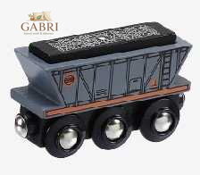 Maxim Dřevěný nákladní vagón uhlí
