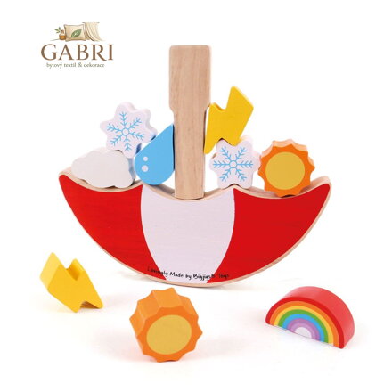 Bigjigs Toys Balanční hra Počasí