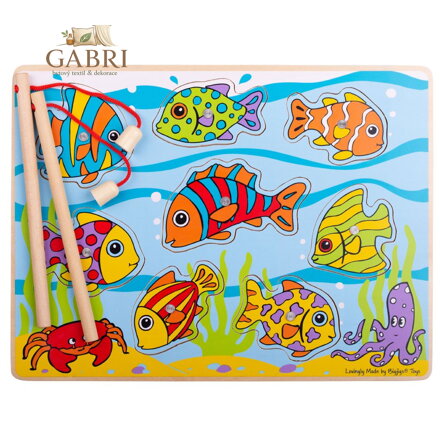 Bigjigs Toys Chytání rybiček na desce