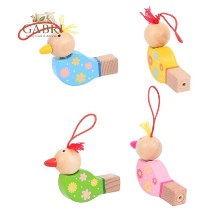 Bigjigs Toys Dřevěná píšťalka ptáček 1ks
