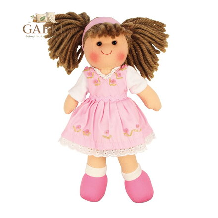 Bigjigs Toys Látková panenka Rose 28 cm