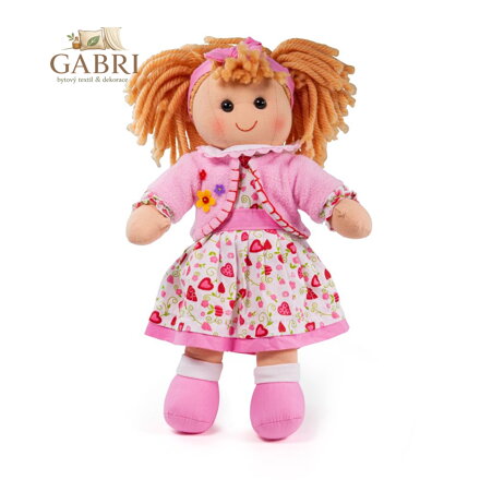 Bigjigs Toys Látková panenka Kelly 34 cm