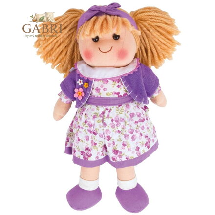 Bigjigs Toys Látková panenka Laura 34 cm