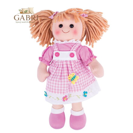 Bigjigs Toys Látková panenka Eva 34 cm