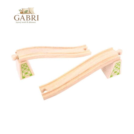 Bigjigs Rail Nadjezdové koleje s pilíři 2ks