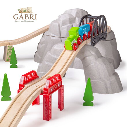 Bigjigs Rail Set vysokohorská dráha