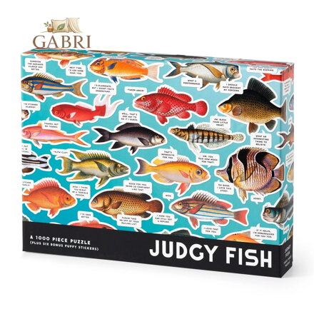 Galison Puzzle Rybí myšlenky 1000 dílků